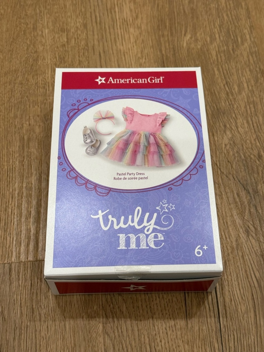New in Box American Girl Doll Truly Me Pastel Party Dress RETIRED